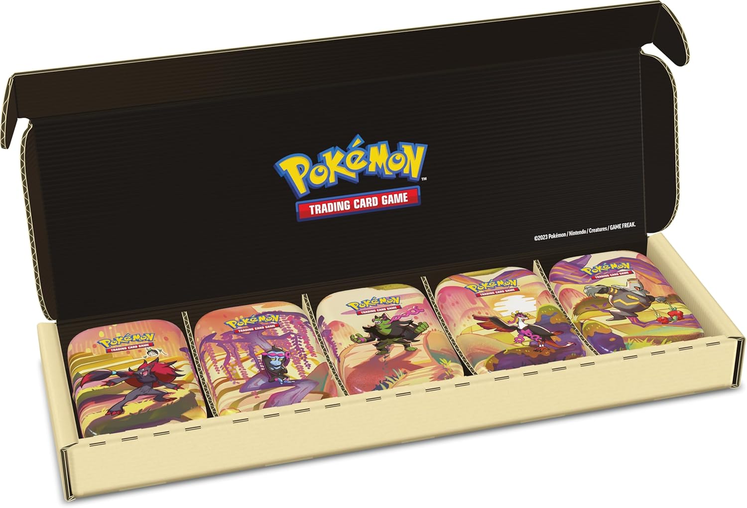 lot de 5 mini tins Pokémon Fable Nébuleuse
