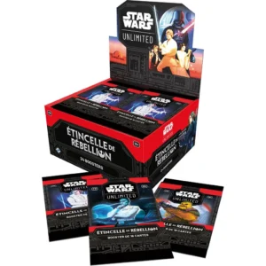 Boîte de 24 boosters Star Wars Unlimited étincelle de rébellion